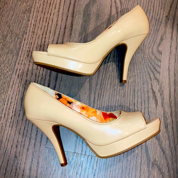 Unlisted by Kenneth Cole Shoes - Nude heels